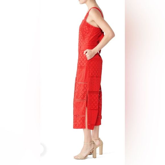 Parker Ashton Eyelet Jumpsuit Size 6 - Picture 2 of 7